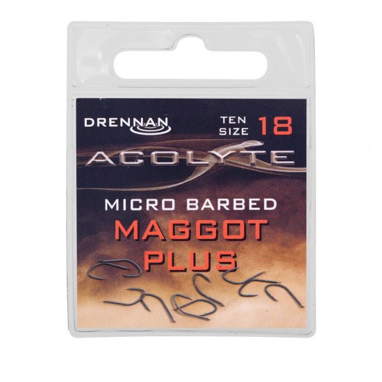 Carlige Drennan - Acolyte Maggot Plus Nr. 18